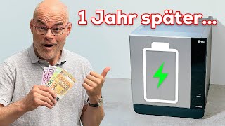 LOHNT sich der PVBATTERIESPEICHER nach 1 Jahr  dieserdad [upl. by Ahsropal]