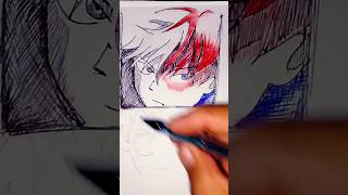 Drawing izuku midoriya myheroacademia shorts [upl. by Aicak]