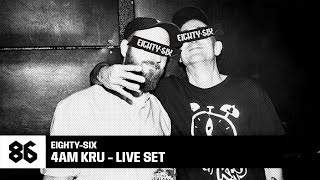 4AM KRU  LIVE AT EIGHTYSIX SYDNEY [upl. by Atlante]