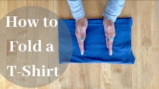 How to fold a Tshirt  Konmari method  Folding for all the Family Fold with me [upl. by Constantin]