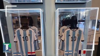 Lionel Messis World Cup SHIRTS SELL for 78 MILLION [upl. by Ailama]