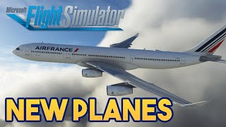 Microsoft Flight Simulator  NEW PLANES IN APRIL [upl. by Ahsaercal]