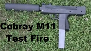 Cobray M11 Test Fire Uncut [upl. by Ebert]