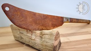 The Rebirth of an Old Giant Restoration of a Historic Meat Cleaver [upl. by Saint]