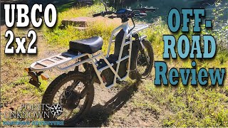 UBCO 2x2 Electric Adventure Bike Offroad Review [upl. by Onibas]