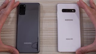 Samsung Galaxy S20 Plus vs Galaxy S10 Plus SPEED TEST [upl. by Enilecram]