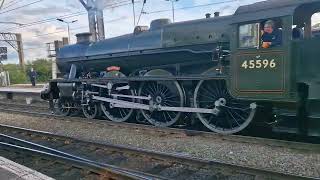 Jubilee Class 45596 Bahamas storms Manchester Piccadilly [upl. by Halverson]