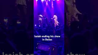 Isaiah Rashad ending his show in Dallas with Not Like Us isaiahrashad kendricklamar notlikeus ￼ [upl. by Eramat747]