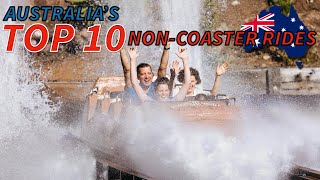 TOP 10 NonCoaster Rides in Australia [upl. by Ahseinod248]