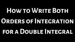 13 Change of Order of Integration  Concept amp Problem1  MULTIPLE INTEGRALS [upl. by Rey]