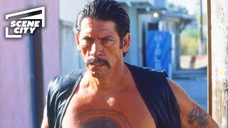 Desperado Throwing Knife Attack DANNY TREJO SCENE [upl. by Wivinia]