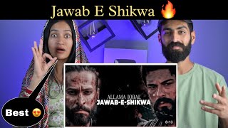 Indian Reaction  Errugrul x Osman x Malik Shah x Sencer  Jawab E Shikwa  Allama Iqbal [upl. by Hsekar]