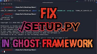 Fix setuppy in Ghost Framework  Installing Ghost Framework  Control Device Remotely [upl. by Chaing780]