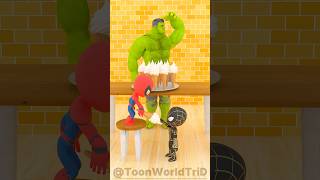 🍦 Spider man’s Sneaky Move—Hulk’s Vanilla Ice Cream Gone 😏 [upl. by Thibault]