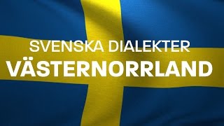 Svenska Dialekter – Norrländska – Västernorrländsk dialekt Voice To Me [upl. by Ylro]