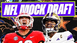 2024 NFL Mock Draft 30  Predictions and Analysis  Full First Round Projections [upl. by Hoeve31]