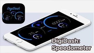 DigiDash Speedometer App for iPhone amp iPad [upl. by Sterling]