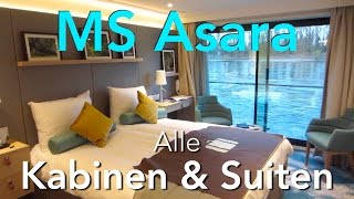 MS Asara  Kabinen amp Suiten Flussschiff [upl. by Leunammi]