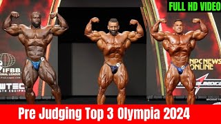 Olympia 2024 Live 1st Call Out Bodybuilding Hadi Choopan VS Samson Dauda VS Derek Lunsford [upl. by Ulah577]