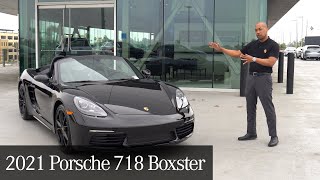 2021 Porsche 718 Boxster Review  Walkaround [upl. by Anel]