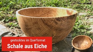 Eiche drechseln und Risse im Holz Kein Problem [upl. by Ordnagela571]