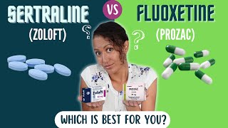 Comparison of Fluoxetine Prozac vs Sertraline Zoloft [upl. by Ecirtnom247]