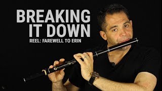 Irish Flute Lesson  Farewell to Erin Reel [upl. by Ahsertal]