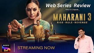 Maharani Season 3 web series Review  Huma Qureshi  Amit Sial  Vlogging with Rajesh G [upl. by Ellehcear]