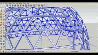 Geodesic Dome Framing Plan Tutorial 9 Construction [upl. by Timi292]