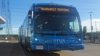 York Region Transit VIVA 202223 NovaBUS LFS Artic 2276 VIVA Blue [upl. by Hedve]