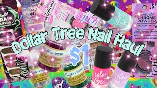 Dollar Tree Nail Hail 1 Nail Supplies [upl. by Tavis]