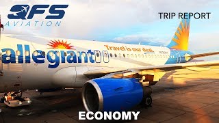 TRIP REPORT  Allegiant Air  A319  PhoenixMesa AZA to Las Vegas LAS  Economy [upl. by Nlocnil393]