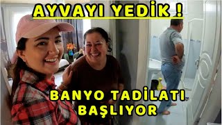 AYVAYI YEDİK KÖY EVİ BANYO TADİLATI BAŞLIYOR  KÖY YEMEKLERİ  AYVA REÇELİ [upl. by Assiluj]