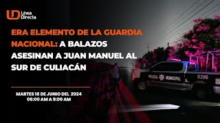 Era elemento de la Guardia Nacional a balazos asesinan a Juan Manuel al sur de Culiacán [upl. by Naujed]