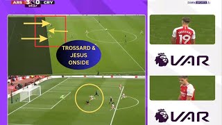 Why VAR TOOK Long To ALLOW Trossards GOAL vs Crystal Palace Arsenal vs Crystal Palace smithrowe [upl. by Ainit635]