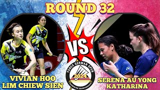 R32🇲🇾VIVIAN HOOLIM CHIEW SIEN MARA KE PUSINGAN R16👍👏🤩‼️germanopen2024 [upl. by O'Hara]