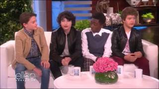 Stranger Things Cast on The Ellen Show [upl. by Llewellyn]