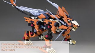 Liger Zero Schneider Unit marking plus ver unboxing X SpeedBuild [upl. by Haida]