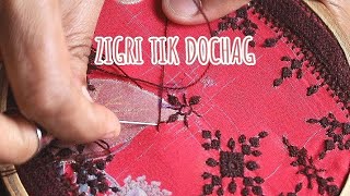 Zigri Tik Dochag Soj Dayeg  Balochi Doch  Purana Doch  Hand embroidery  Hand Magic [upl. by Sinnod830]