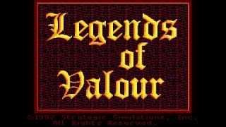 Legend of Valour gameplay PC Game 1992 [upl. by Arathorn]