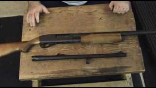 How to change shotgun barrels on the Remington 870 Express Super Magnum [upl. by Ern146]