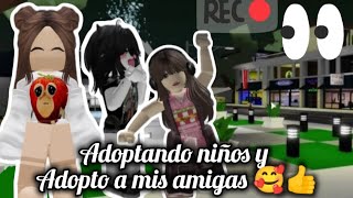 Adoptando niños y a mis amigas 😨👍sale mal XD [upl. by Tom]