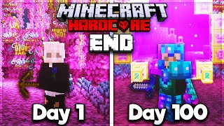 I Survived 100 Days of HARDCORE Minecraft in the END ONLY [upl. by Jemmy]