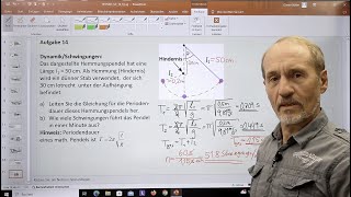 PHYSIK AUFGABEN Serie A Aufgabe 1214 Schwingungen Dämpfung Hemmungspendel [upl. by Eldnik712]