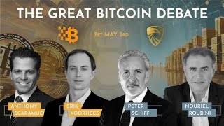 🔴 LIVE Bitcoin vs Gold Debate Scaramucci amp Voorhees vs Roubini amp Schiff [upl. by Anderegg]