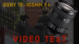 SONY 18105MM F4 AF VIDEO TEST CINEMATIC FILM WITH A6600 [upl. by Lynus]