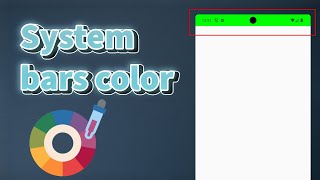 Change the system bars color in Jetpack compose without any library [upl. by Meredeth]