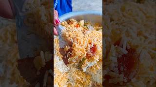 Veg biryani recipe ভেজ বিরিয়ানি রেসিপি food villgefood recipe villfood cooking homedelivery [upl. by Paza]