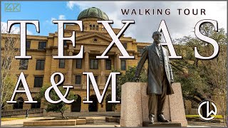 Texas AampM 4K Campus Walking Tour 2022 [upl. by Ackerley]