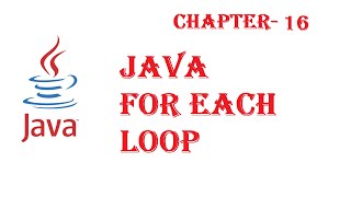 For each loop  Java Tutorial   w3Schools Ch16 English [upl. by Llewsor892]